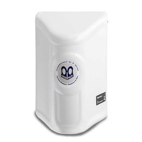 O HD 2900 é um secador de mãos que consome 60% menos de energia do que outros. Tem acionamento automático por sensores, feito em plástico com gabinete PSAI, 220 volts. 